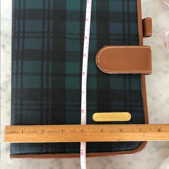 RALPH LAUREN POLO Blackwatch Agenda Organizer Planner Vintage RARE - Picture 15 of 17